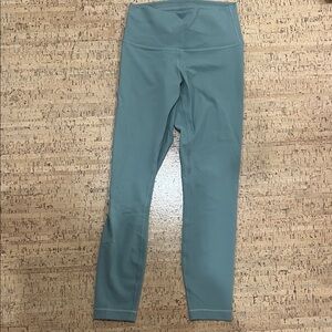 Lulu Wunder Train High rise tight 25” size 6 in misty glade
